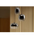 Onice Cluster Pendant Ceiling 3 Light Black Smoke LED 3000K-3