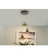 Aledis Cluster Pendant Ceiling 3 Light Black Gold LED 3000K-1