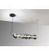 Gladis Bar Pendant Ceiling Light Black Smoke LED 3000K-4