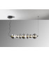 Gladis Bar Pendant Ceiling Light Black Smoke LED 3000K-5