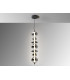 Gladis Bar Pendant Ceiling Light Black Smoke LED 3000K-6
