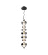 Gladis Bar Pendant Ceiling Light Black Smoke LED 3000K-7