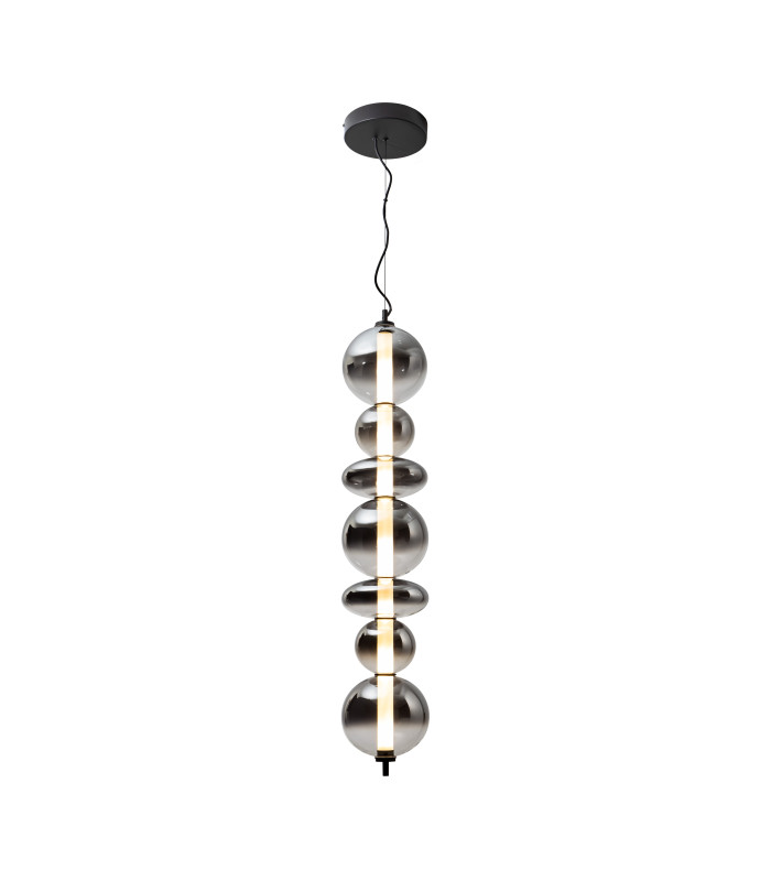 Gladis Bar Pendant Ceiling Light Black Smoke LED 3000K-7