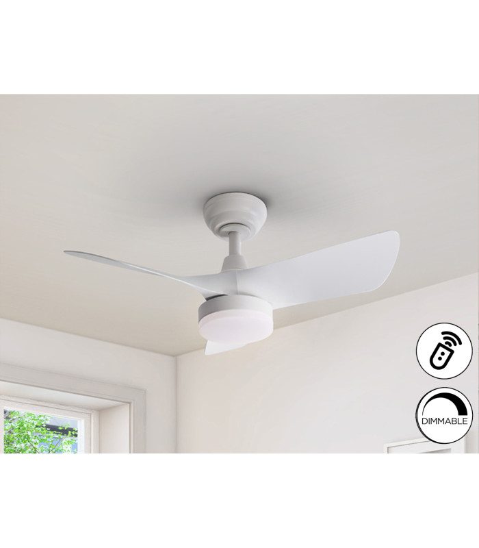 Tropic Ceiling Fan White LED 3000-5000K-1