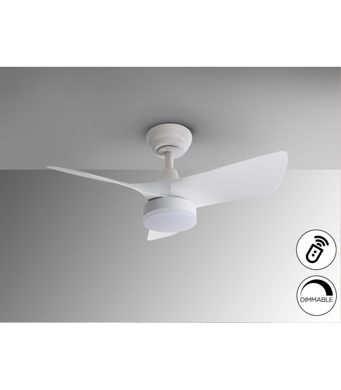 Tropic Ceiling Fan White LED 3000-5000K-3
