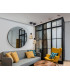 Carisa Slim Pendant Ceiling Light Black LED 3000K-2