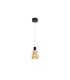 Carisa Slim Pendant Ceiling Light Black LED 3000K-4