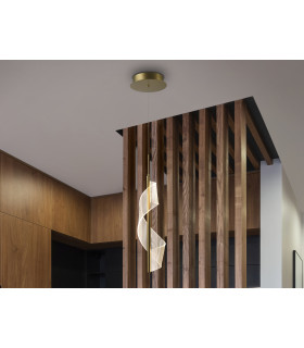 Velas Pendant Ceiling Light Gold LED 3000K-1