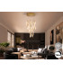 Velas Cluster Pendant Ceiling 9 Light Gold LED 3000K Dimmable-2