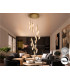 Velas Cluster Pendant Ceiling 9 Light Gold LED 3000K Dimmable-4