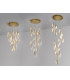 Velas Cluster Pendant Ceiling 9 Light Gold LED 3000K Dimmable-6