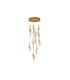 Velas Cluster Pendant Ceiling 9 Light Gold LED 3000K Dimmable-8