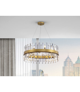 Grace Pendant Ceiling Light Gold 18xG9 400lm-1