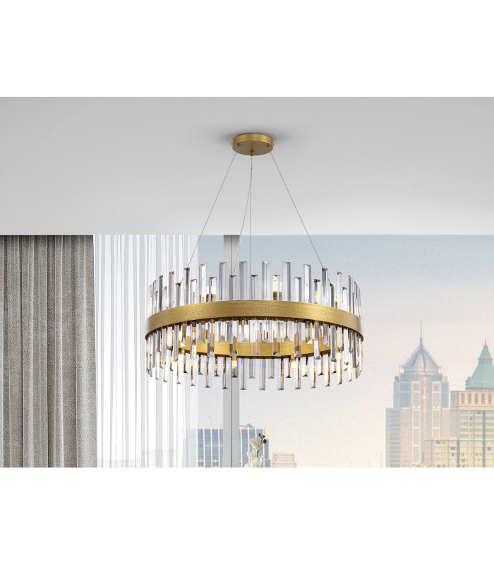 Grace Pendant Ceiling Light Gold 18xG9 400lm-1
