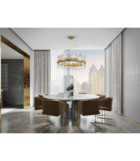 Grace Pendant Ceiling Light Gold 18xG9 400lm-2
