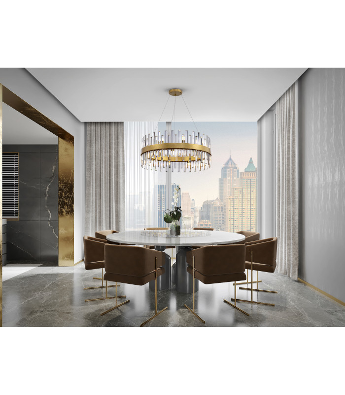 Grace Pendant Ceiling Light Gold 18xG9 400lm-2