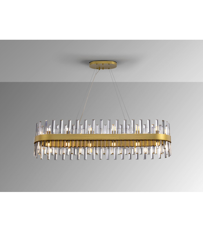 Grace Bar Pendant Ceiling Light Gold 28xG9 400lm-4