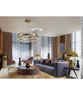 Grace Pendant Ceiling Light Gold 26xG9 400lm-2
