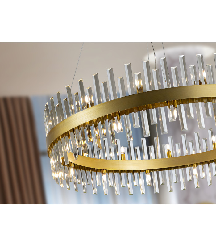 Grace Pendant Ceiling Light Gold 26xG9 400lm-3