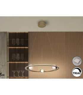 Tirsa Pendant Ceiling Light Bronze LED 3000K-1