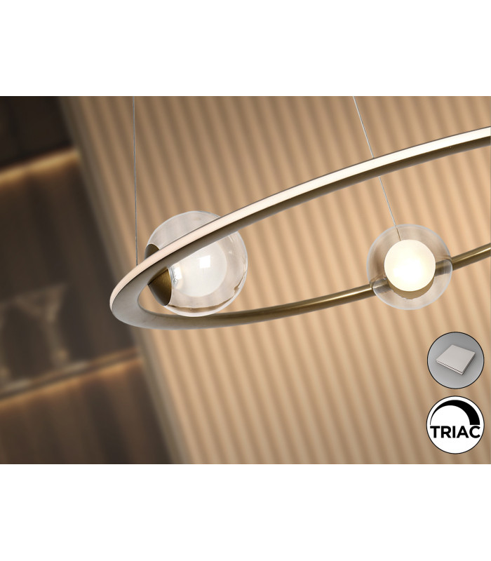 Tirsa Pendant Ceiling Light Bronze LED 3000K-3