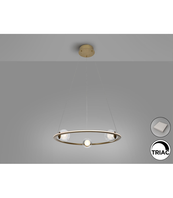 Tirsa Pendant Ceiling Light Bronze LED 3000K-4