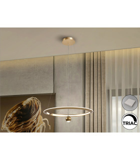 Orane Pendant Ceiling Light Gold LED 3000K-1