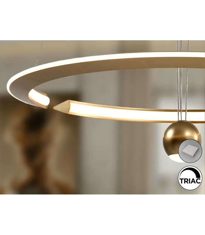 Orane Pendant Ceiling Light Gold LED 3000K-3
