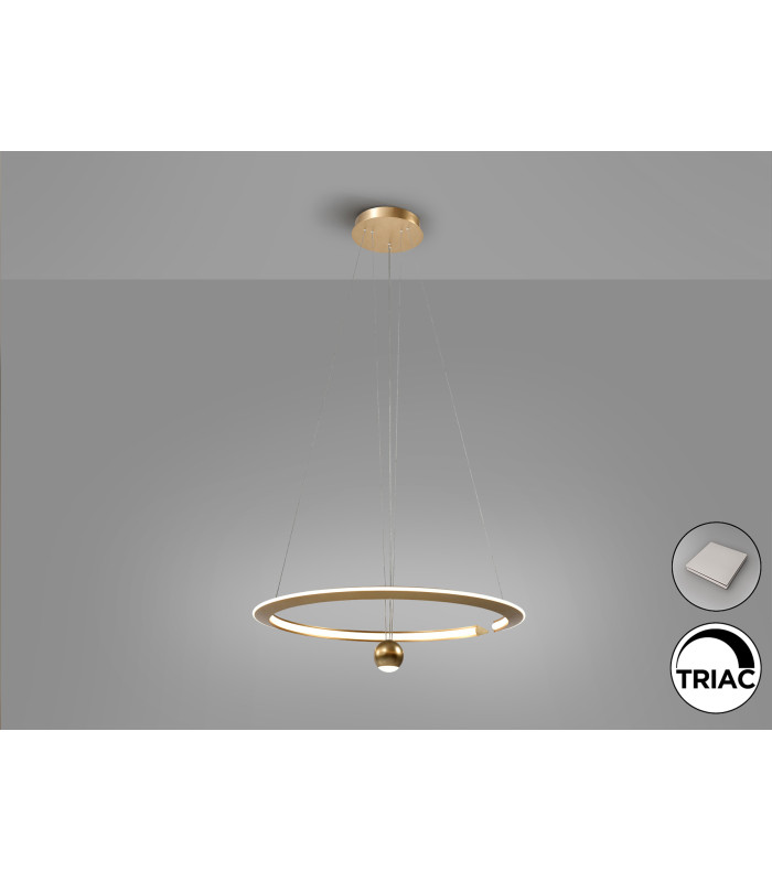 Orane Pendant Ceiling Light Gold LED 3000K-4