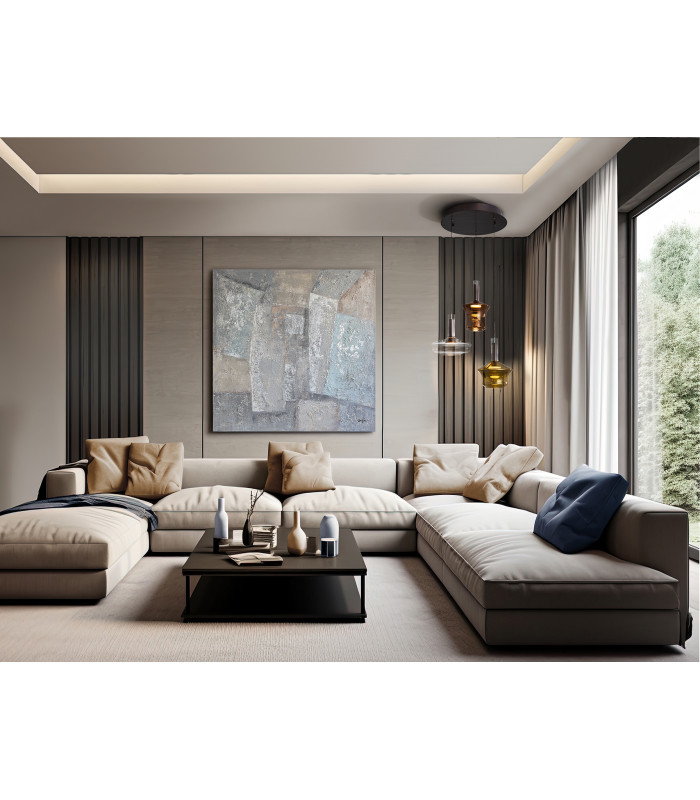 Scarlett Cluster Pendant Ceiling 3 Light Multi Colour LED 3000K-2