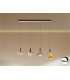 Scarlett Bar Pendant Ceiling 4 Light Multi Colour LED 3000K-1