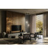 Corina Slim Pendant Ceiling Light Black Copper LED 3000K-2