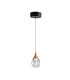 Corina Slim Pendant Ceiling Light Black Copper LED 3000K-5