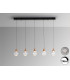 Corina Bar Pendant Ceiling 5 Light Black Copper LED 3000K-4