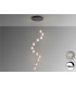 Corina Cluster Pendant Ceiling 12 Light Black Copper LED 3000K-4