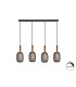 Micrón Bar Pendant Ceiling 4 Light Gold Black LED 3000K-5
