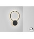 Omnio Integrated LED Wall Lamp Black 3000K-3