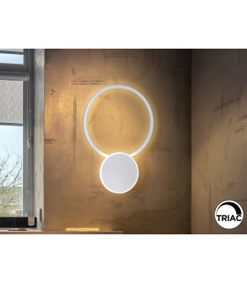 Omnio Integrated LED Wall Lamp White 3000K-1