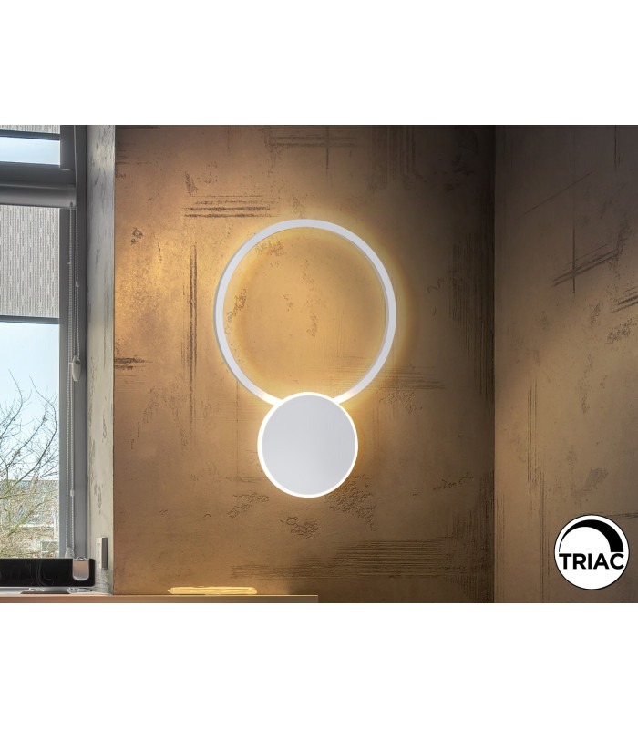 Omnio Integrated LED Wall Lamp White 3000K-1