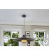 Fiji Dome Pendant Ceiling Light Black xE27 900lm-1