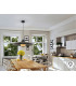 Fiji Dome Pendant Ceiling Light Black xE27 900lm-3