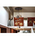 Dark Cluster Pendant Ceiling Light Black Brass 14xG9 400lm-1