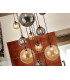 Dark Cluster Pendant Ceiling Light Black Brass 14xG9 400lm-3