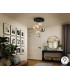 Dark Cluster Pendant Ceiling Light Black Brass 5xG9 400lm-5