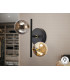 Dark Globe Wall Lights Black 2xG9 400lm-1