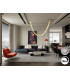 Zaria II 21 Light Pendant Ceiling Light Bronze Amber LED 3000K Dimmable-2