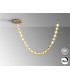 Zaria II 21 Light Pendant Ceiling Light Bronze Amber LED 3000K Dimmable-4