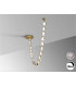 Zaria II 21 Light Pendant Ceiling Light Gold Clear LED 3000K Dimmable-4