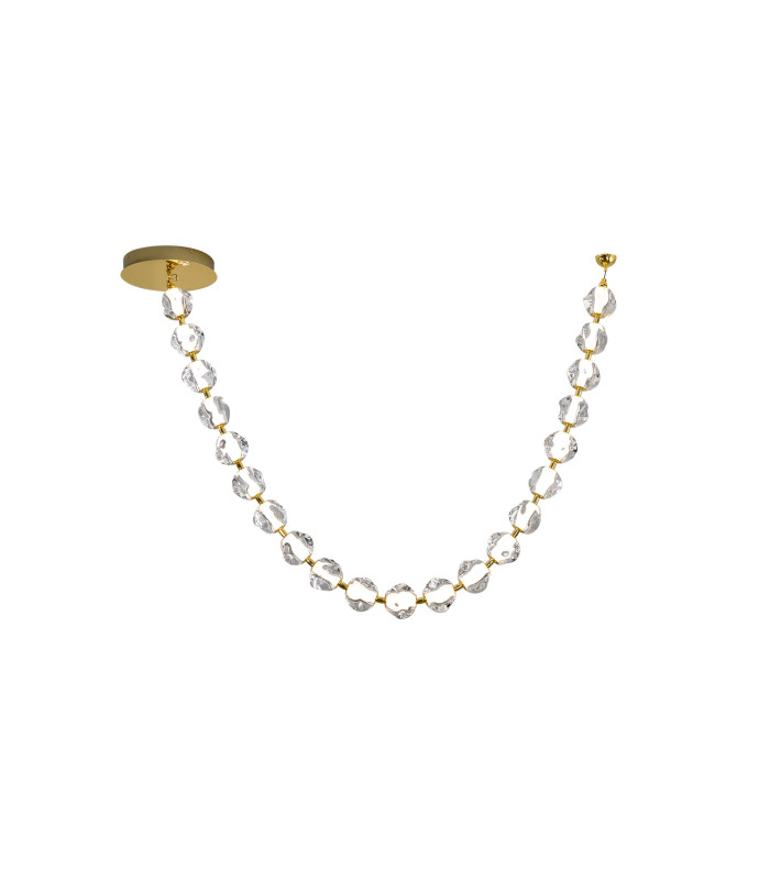 Zaria II 21 Light Pendant Ceiling Light Gold Clear LED 3000K Dimmable-6