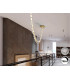Zaria II 29 Light Pendant Ceiling Light Gold Clear LED 3000K Dimmable-2